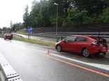 St.Gallen SG - Unfall auf der A1 im Baustellenbereich