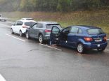 A1, Oberbüren SG - Unfall mit drei beteiligten Autos