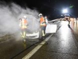 Unfall St.Gallen SG - Brand auf der A1