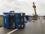 Solothurn - Windböen führen zu Verkehrsbehinderungen auf der Autobahn