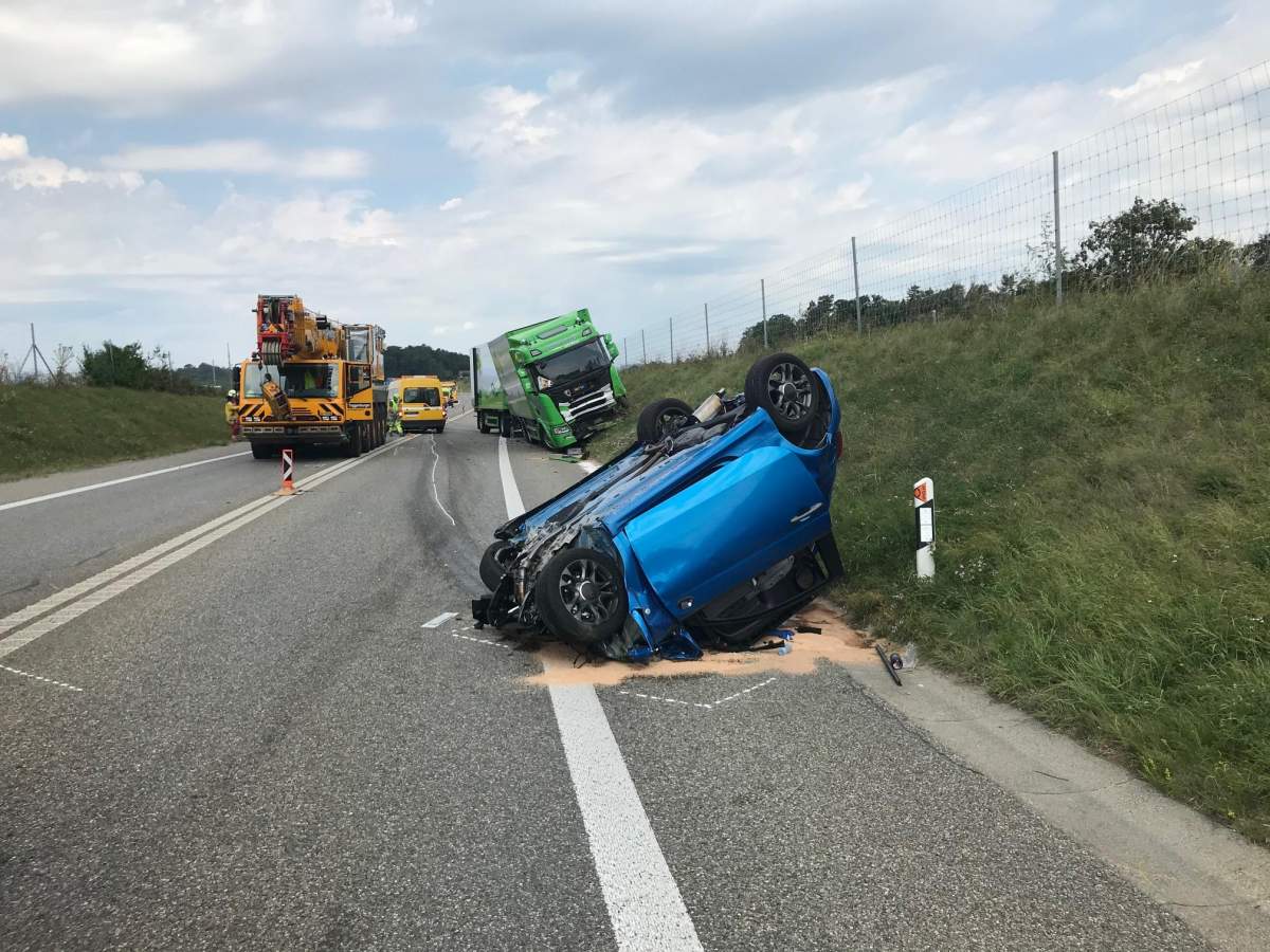 A4, Henggart ZH - Ein Toter Bei Unfall Mit Lastwagen