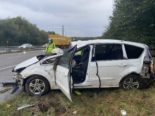 A1, Kölliken AG - Auto bei Unfall mehrmals überschlagen