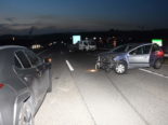 Autobahn A1, Oberbüren SG - Unfall mit drei Fahrzeugen