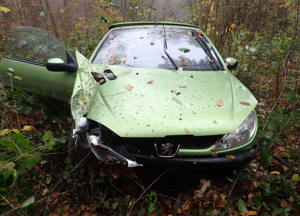 Unfall Güttingen TG: Autolenkerin prallt in Baum