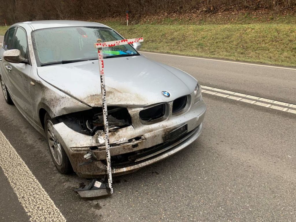 Unfall A4 Schaffhausen: Autolenkerin prallt in 110-Kilo-Wildschwein