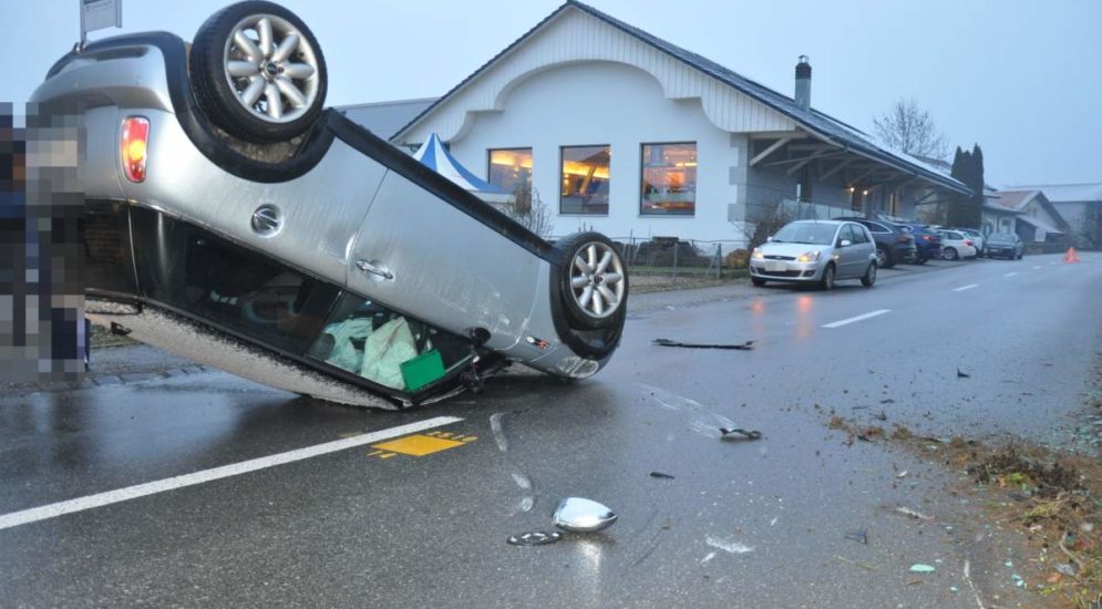 Unfall Schnottwil SO - Katze sorgt für Totalschaden