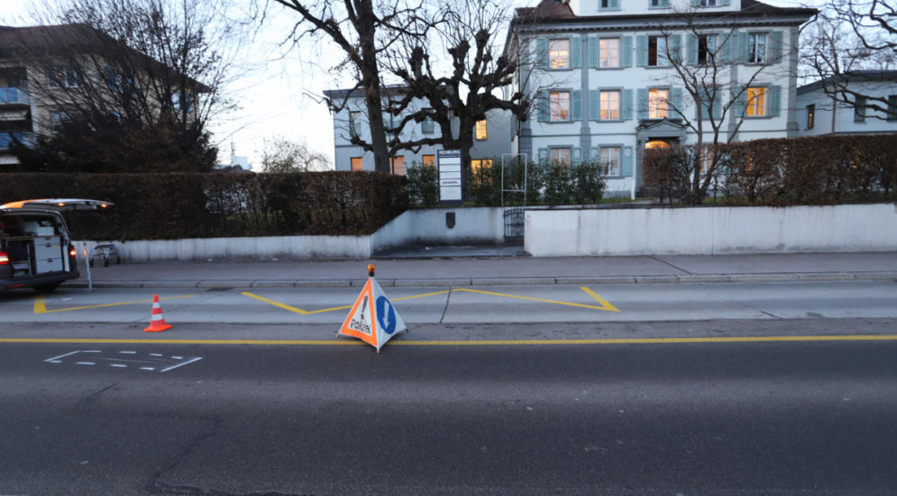 Unfall zwischen Roller und Fussgängerin in St.Gallen