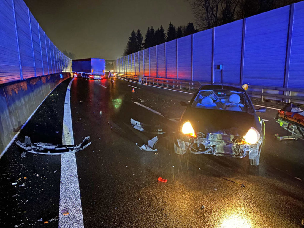 Emmenbrücke LU - Verkehrsunfall auf der A2