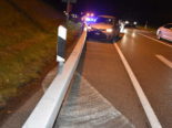 Unfall A1, Mörschwil SG: Betrunken in Leitschranke geprallt