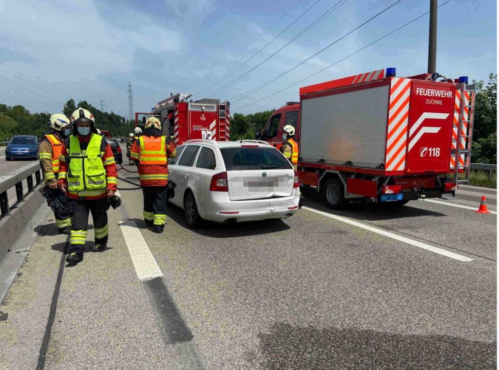 Unfall A1 Bei Wangen An Der Aare Crash Mit Drei Autos Polizei Schweiz Ch