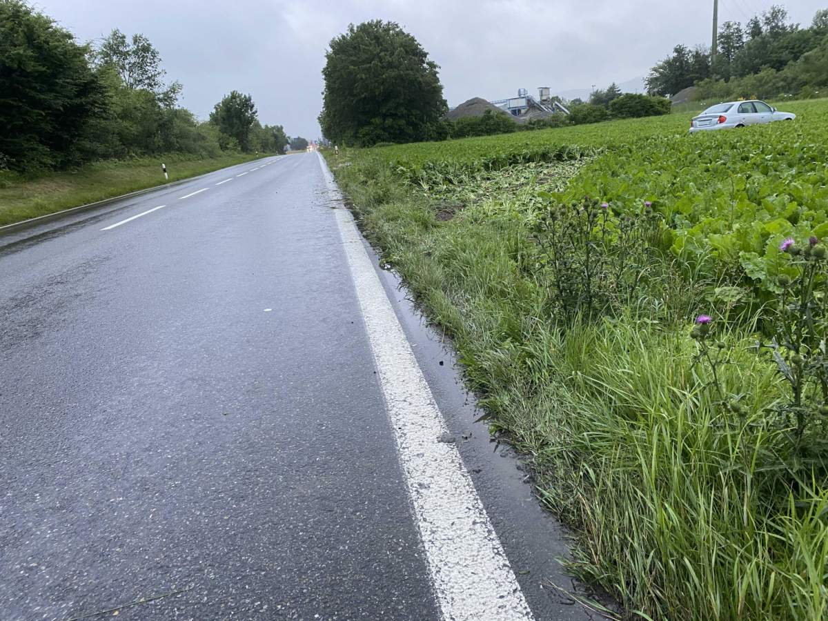 Unfall Staufen Ag Ungebremst In Rubenfeld Gelandet Polizei Schweiz Ch