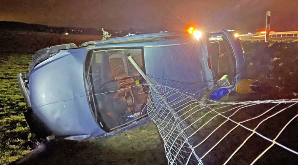 Heftiger Unfall A1 Wängi TG - Mutter und Kind nach Überschlag im Spital