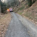 Auf dem Zugerberg musste am Freitagabend (04.03.22) ein Mountainbiker (43) nach einem schweren Unfall mittels Seilwinde geborgen werden.