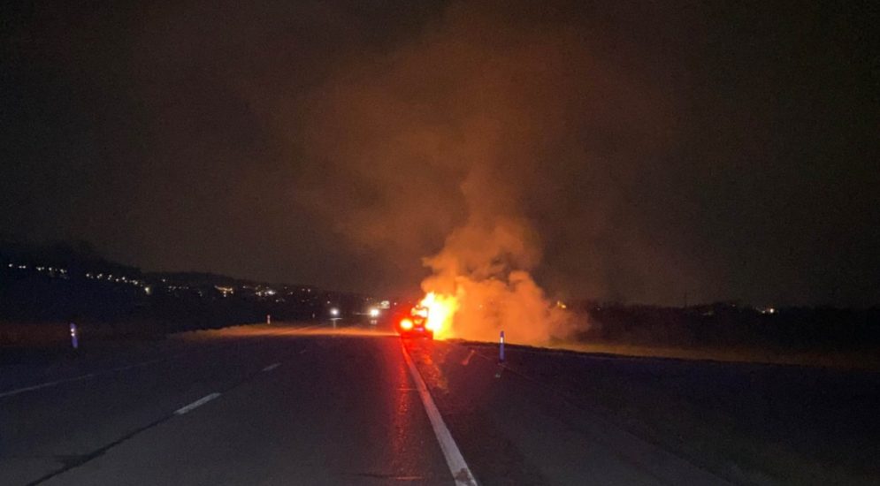 Selzach SO: Auto nach Brand komplett zerstört