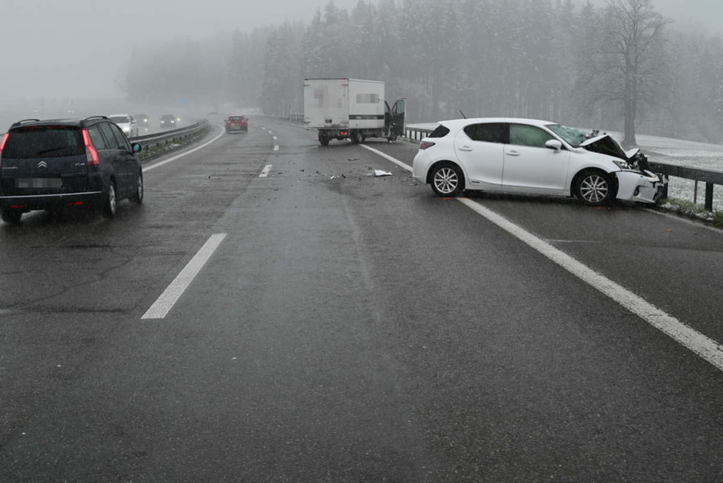 Gossau SG: Drei Unfälle auf der A1