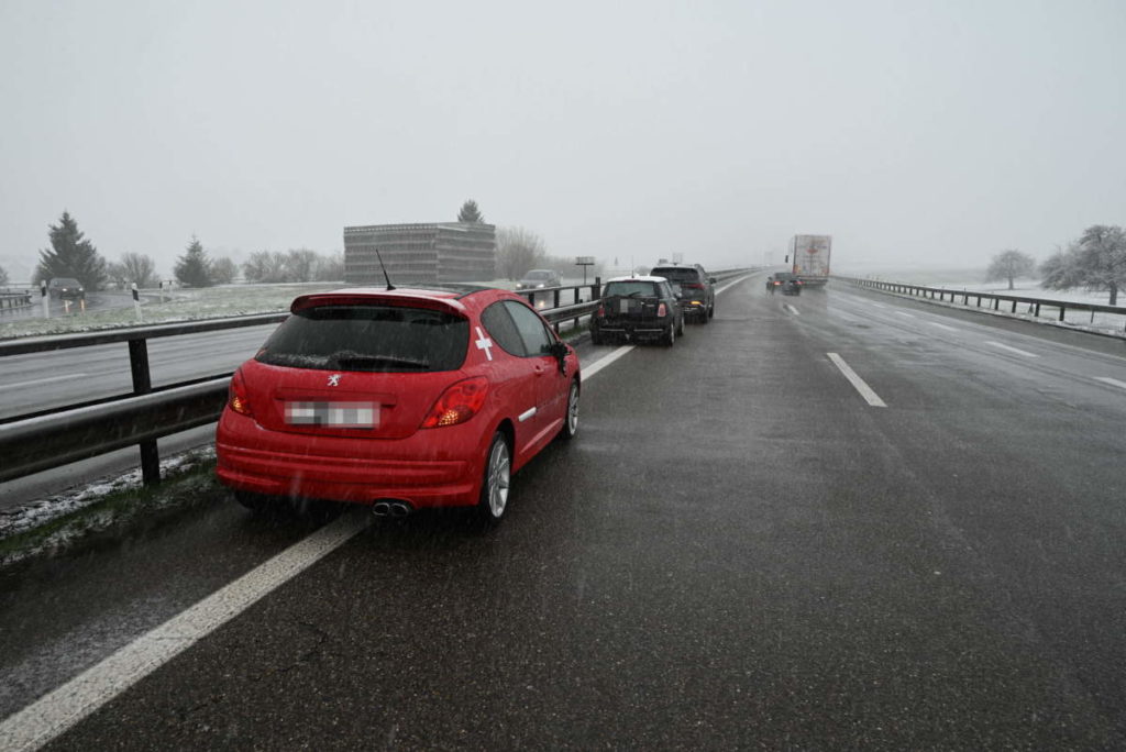 Gossau SG: Drei Unfälle auf der A1