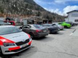 Pontresina GR: Sieben Sportwagen-Raser innert 4 Minuten gefasst