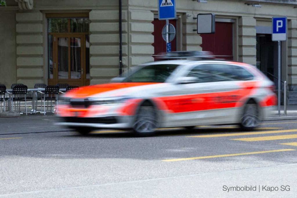 Goldach SG: Junglenker ohne Ausweis, mit gestohlenem Auto und Drogen vor Polizei geflüchtet