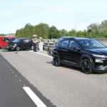 Züberwangen SG: Unfall zwischen drei Fahrzeugen auf der A1