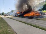 Diepflingen BL: Rund 150 Einsatzkräfte bei Grossbrand im Einsatz