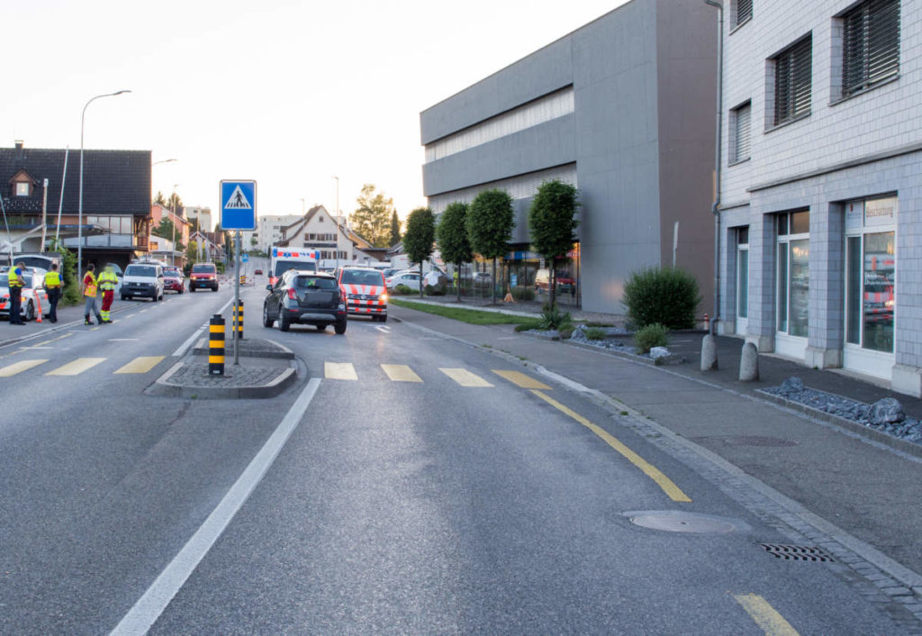 Amriswil: Fussgänger nach Unfall schwer verletzt ins Spital geflogen