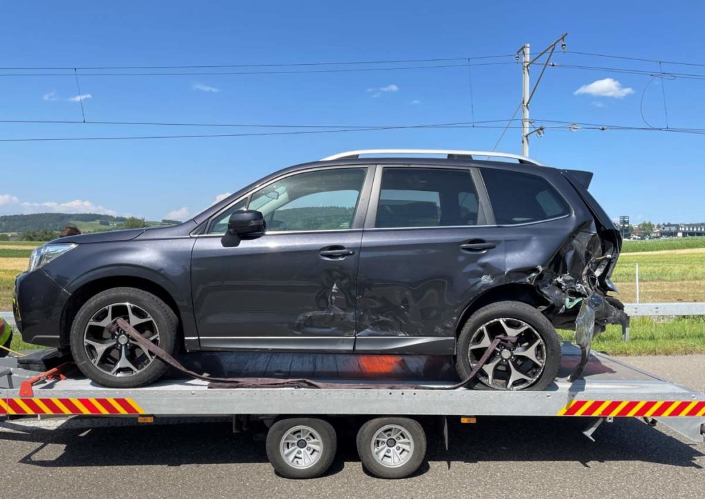 Sirnach TG - Zwei Unfälle auf der A1