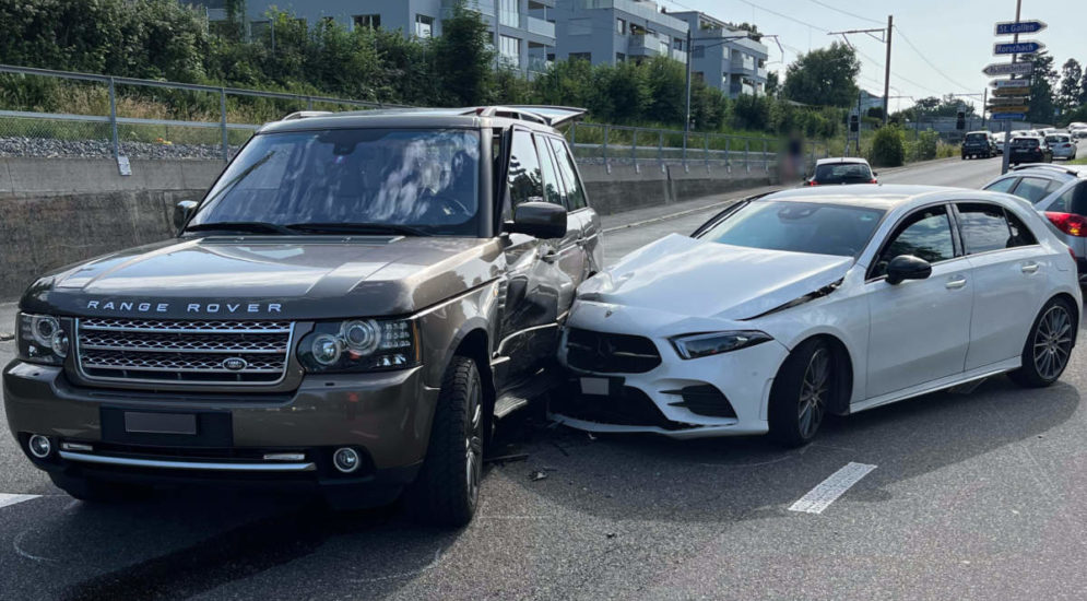 Unfall In Rorschacherberg SG: Crash Beim Abbiegen