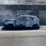 Unfall Muttenz BL: Sperrung A2 - Auto komplett ausgebrannt