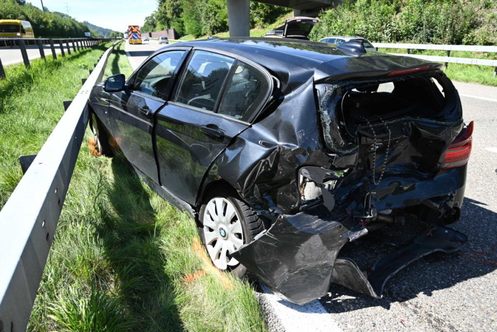 Rorschacherberg: Zwei Verletzte bei Unfall auf der A1