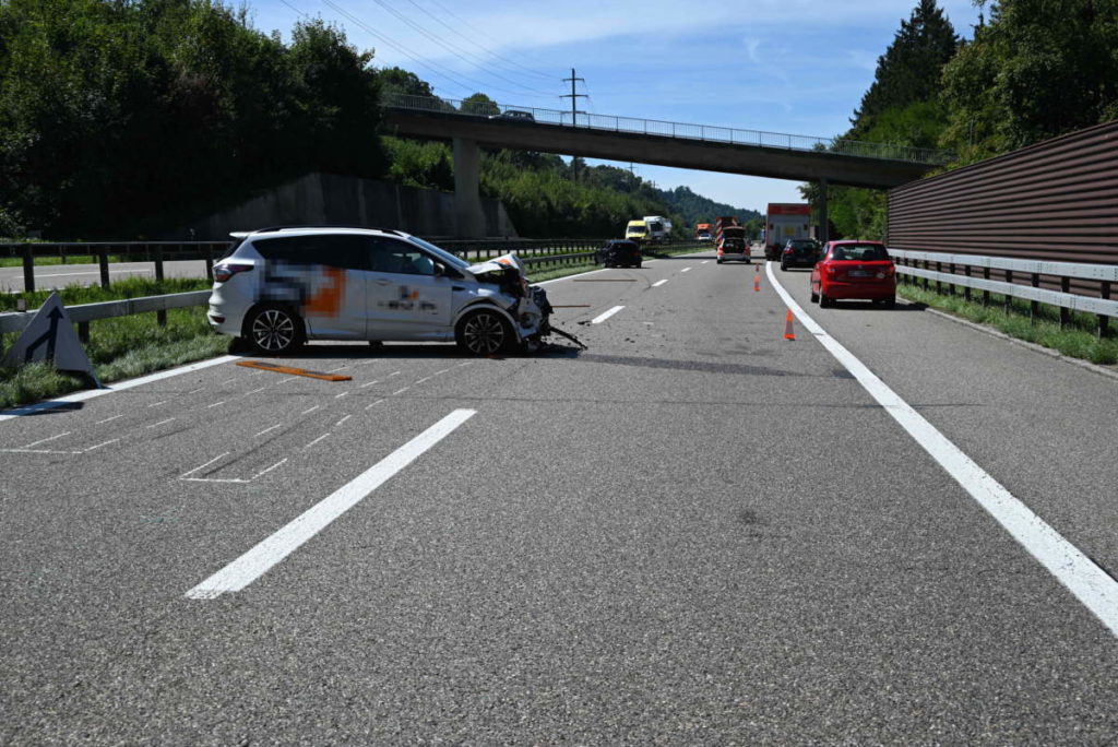 Rorschacherberg: Zwei Verletzte bei Unfall auf der A1