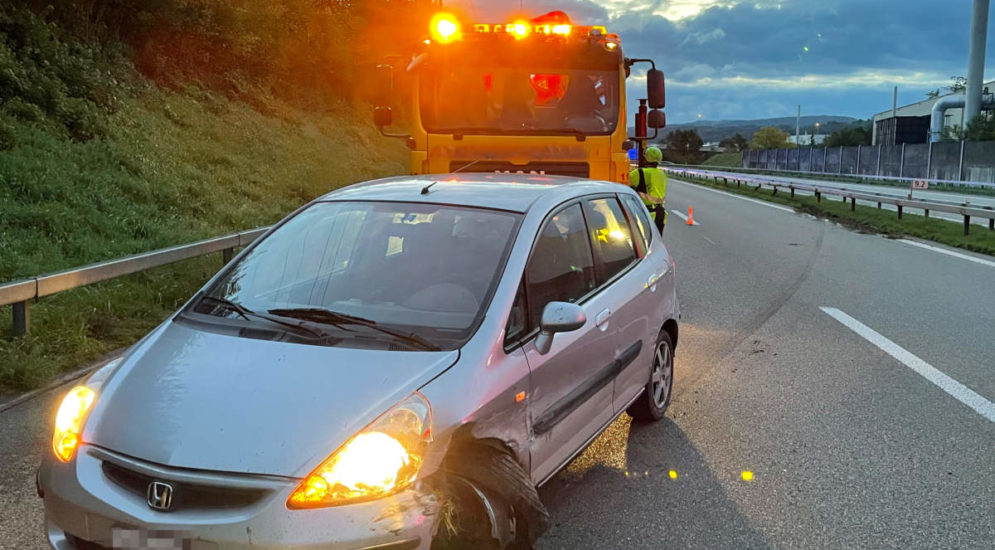 A7 Frauenfeld TG: Sekundenschlaf - Alkoholisierter Fahrer Baut Unfall