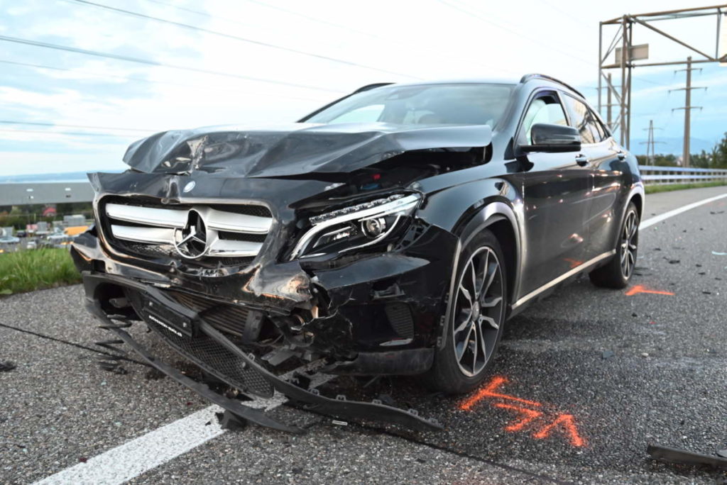 Mörschwil SG: Unfall mit drei Autos wegen der Sonne