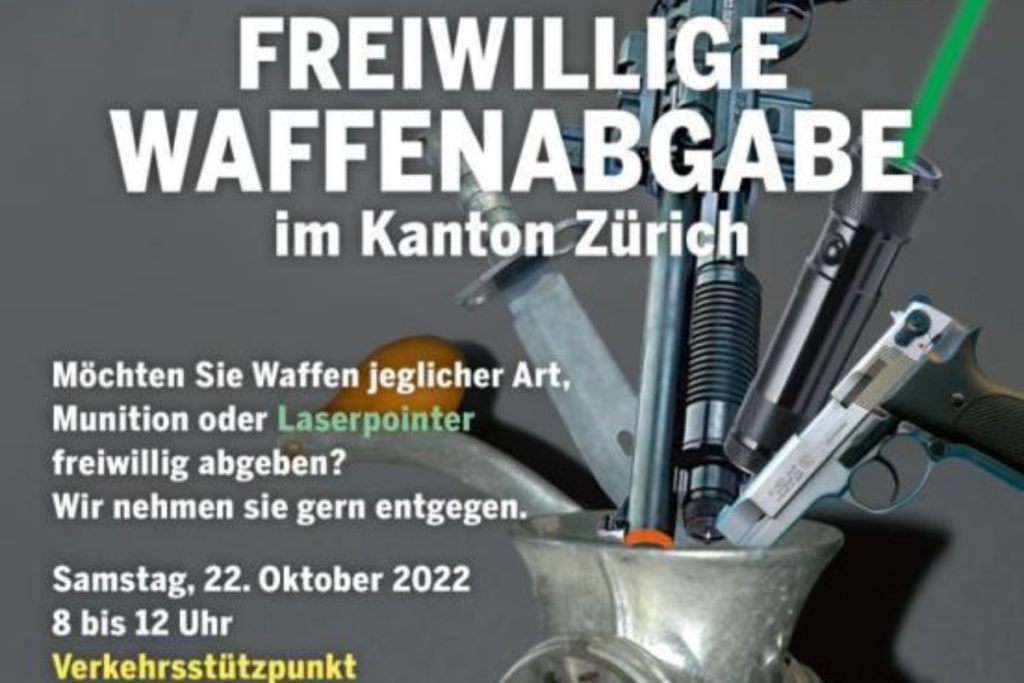 Bülach ZH: Über 300 Waffen bei Aktionstag abgegeben