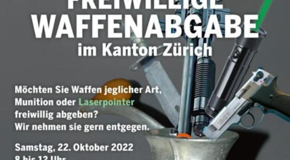 Bülach ZH: Über 300 Waffen bei Aktionstag abgegeben