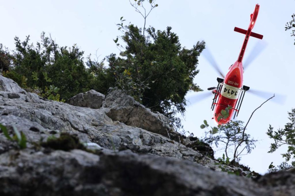 Baden AG: Rega-Einsatz beim Landvogteischloss