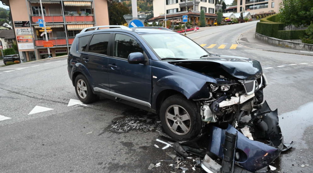 Heftiger Unfall in Uznach (SG)