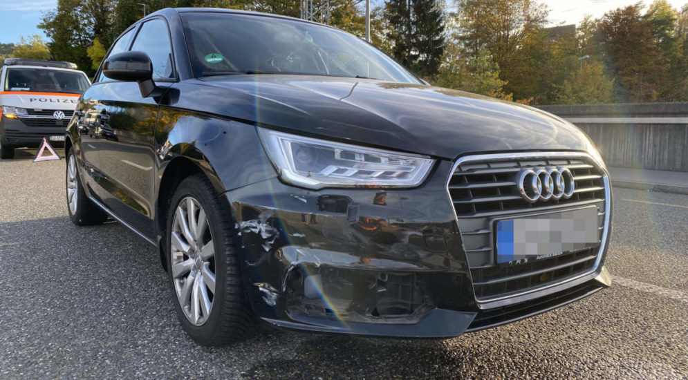 Stadt St.Gallen: Autolenkerin haut nach Unfall ab