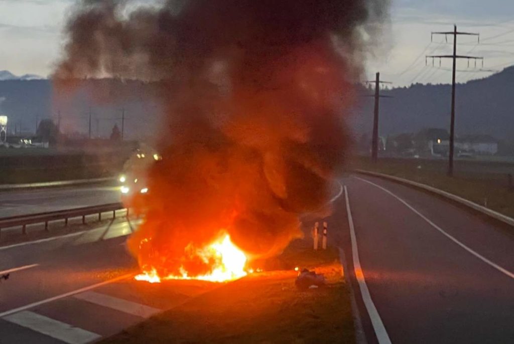 Reiden LU: Verkehrsbehinderungen auf der Autobahn A2