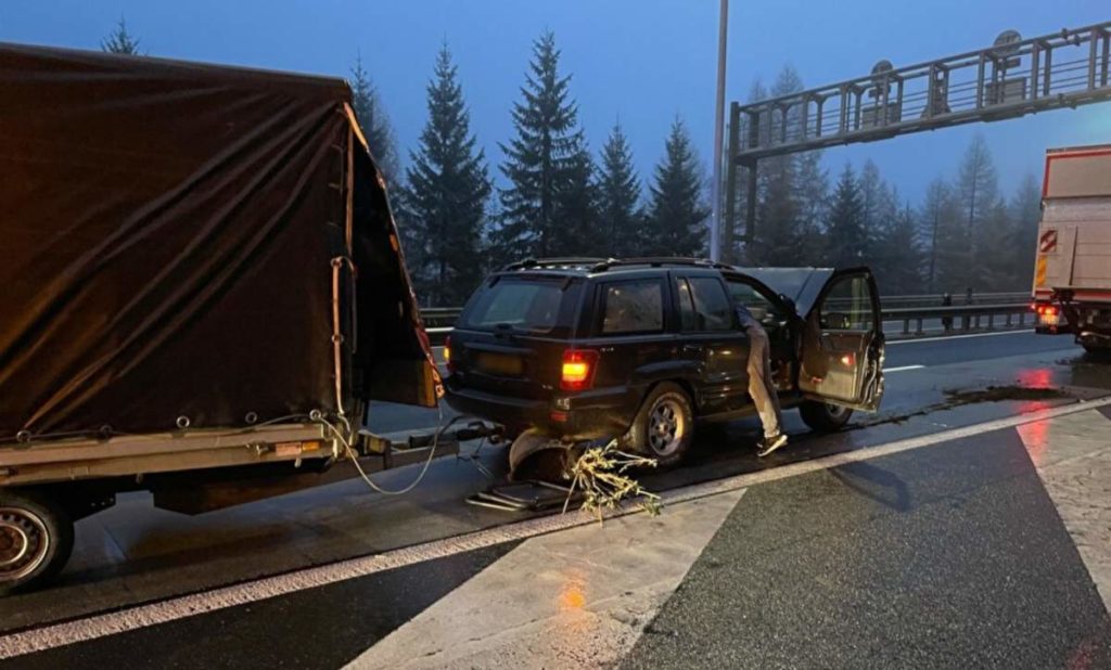 Göschenen UR: Unfall auf der A2 vor dem Gotthard-Tunnel