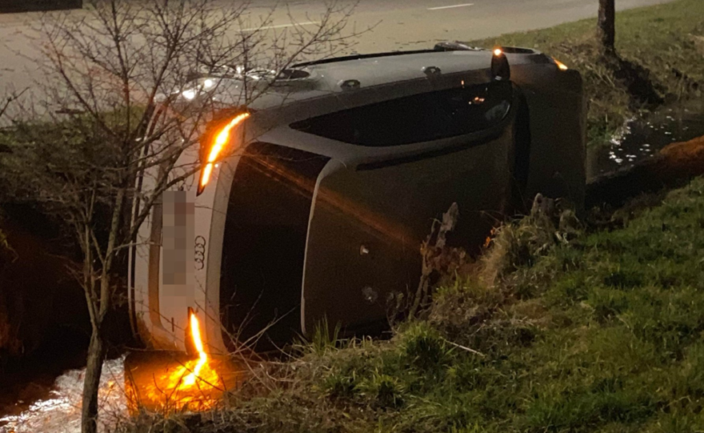 Härkingen SO: Bei Unfall in Mittelgäubach gerutscht