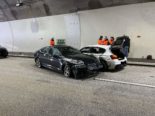 A2 Eptingen: Audi-Lenkerin überschlägt sich bei Unfall im Belchentunnel