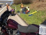 Unfall auf der Autobahn A1 bei Deitingen