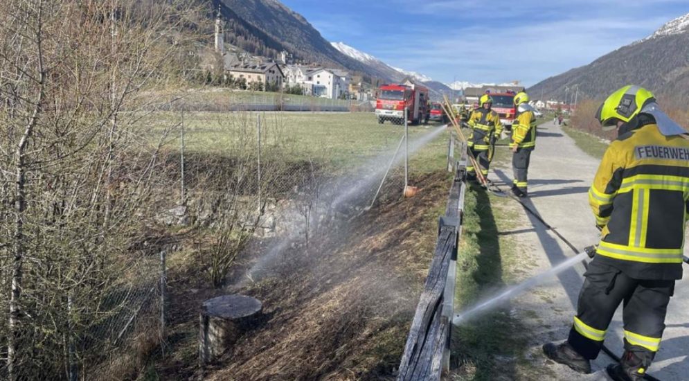 Samedan GR: Brand bei Chaunt da San Bastiaun