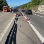 Hägendorf SO: Mit LKW bei Unfall über A2 geschlittert