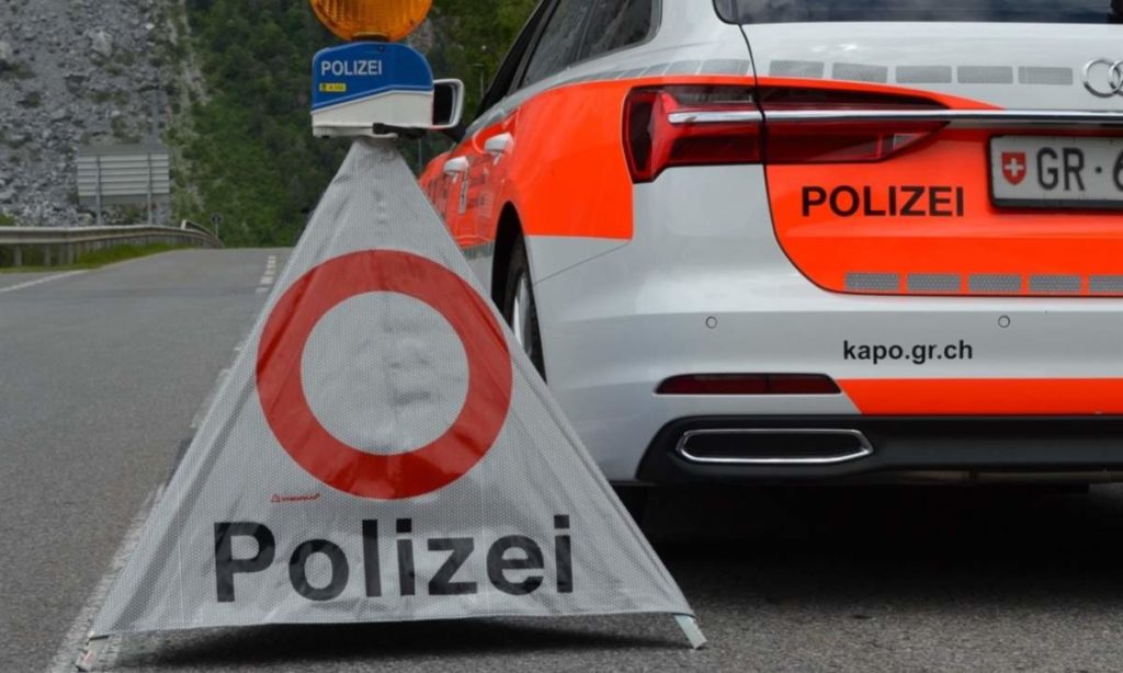 Unfall zwischen Schluein und Laax