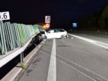 A15, Brüttisellen ZH: Bei Unfall heftig mit Mauer kollidiert