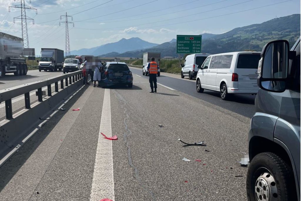 Niederbipp: Mehrere Personen nach Unfall auf der A1 im Spital