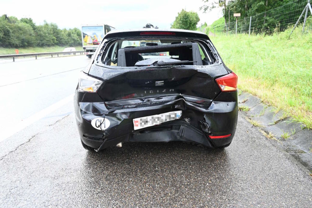 Niederwil SG: Unfälle auf der Autobahn A1