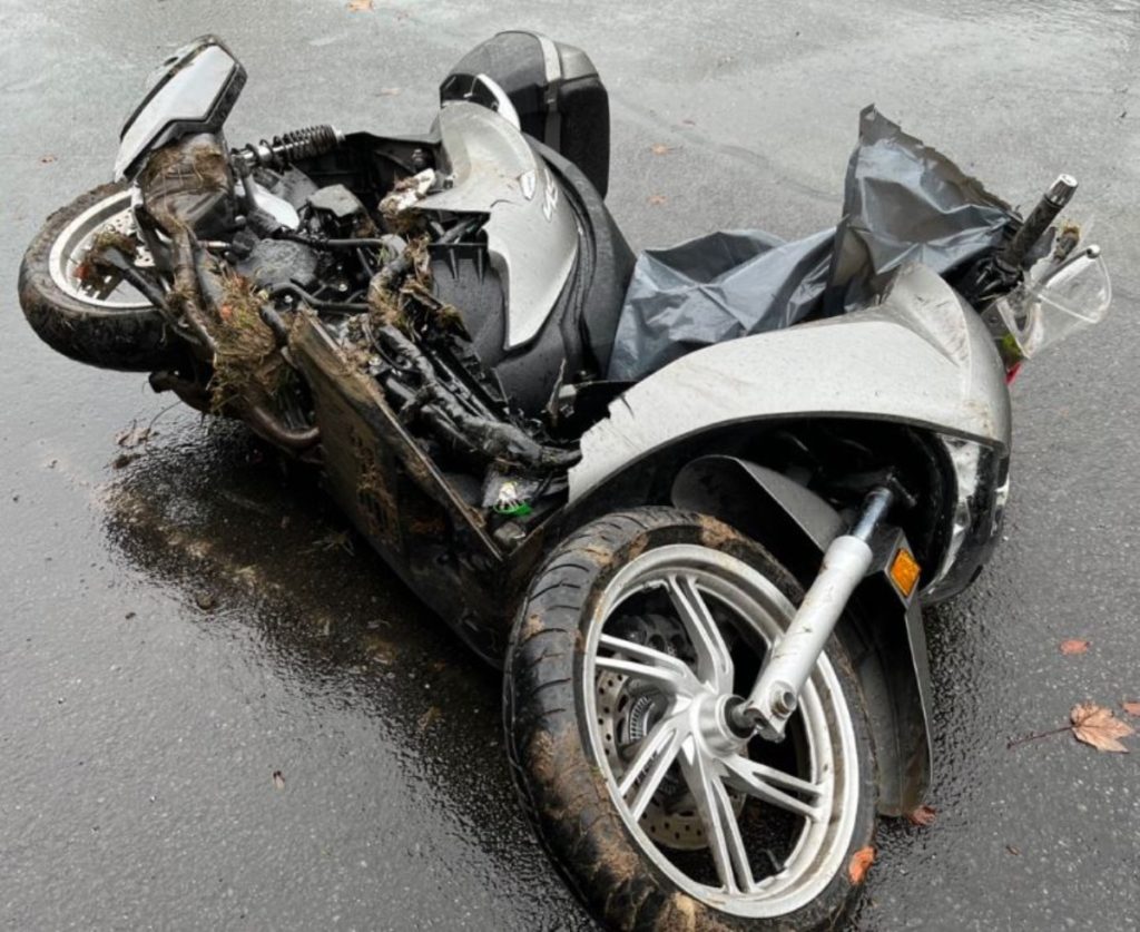 Unfall in Sarnen OW: Roller gestohlen und gegen Stützmauer geprallt