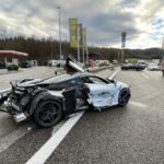 Unfall A1 Kölliken: Mit Mc Laren Sportwagen beschleunigt und Kontrolle verloren